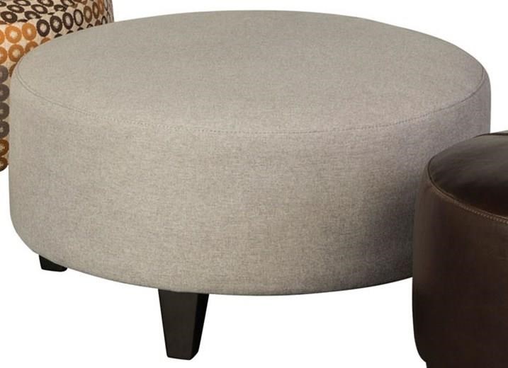 Jonathan Louis Ottomans Medium Round Ottoman Sheely's Furniture
